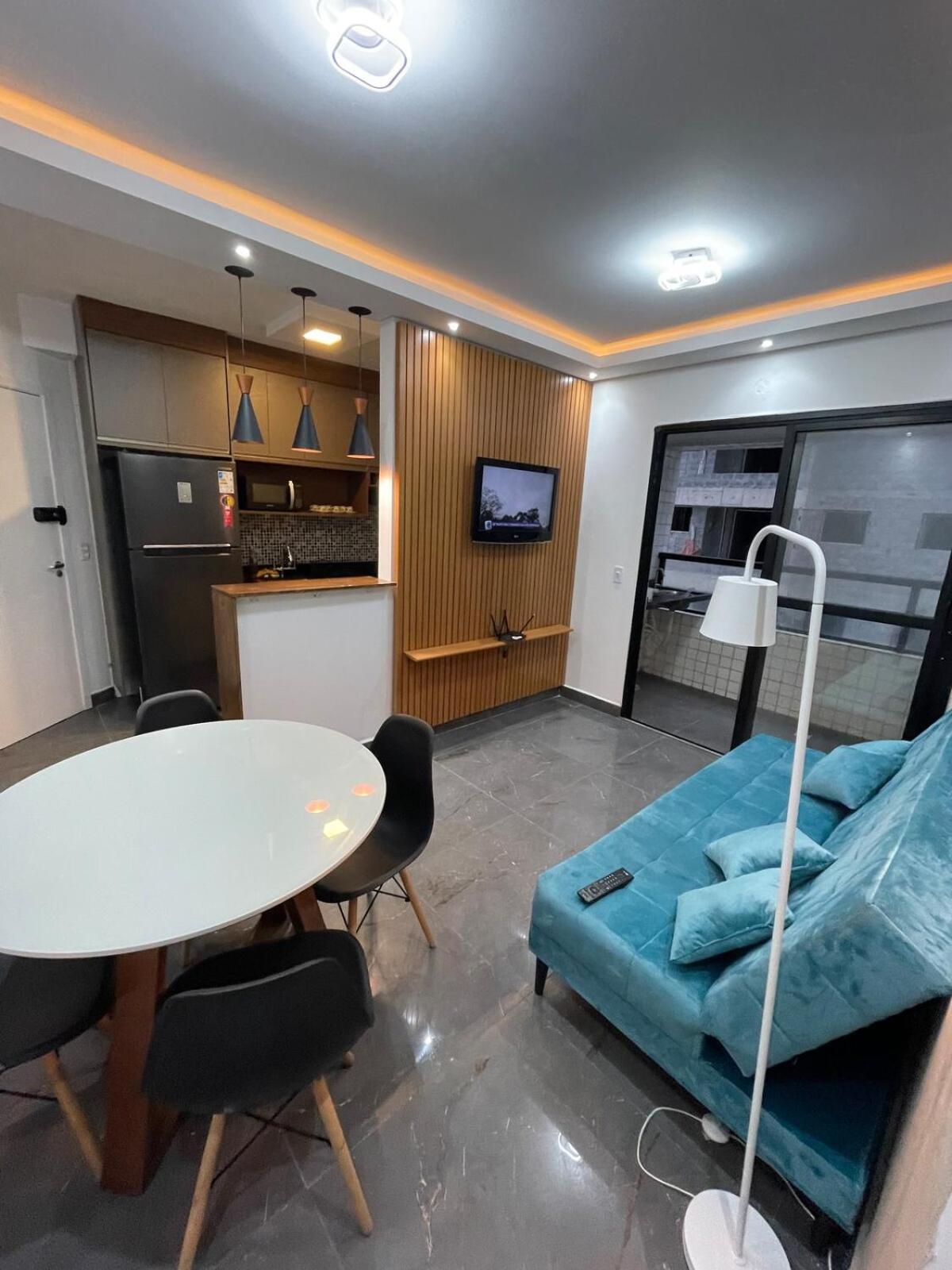 Habitat - Predio De Frente Pro Mar Daire Praia Grande Dış mekan fotoğraf