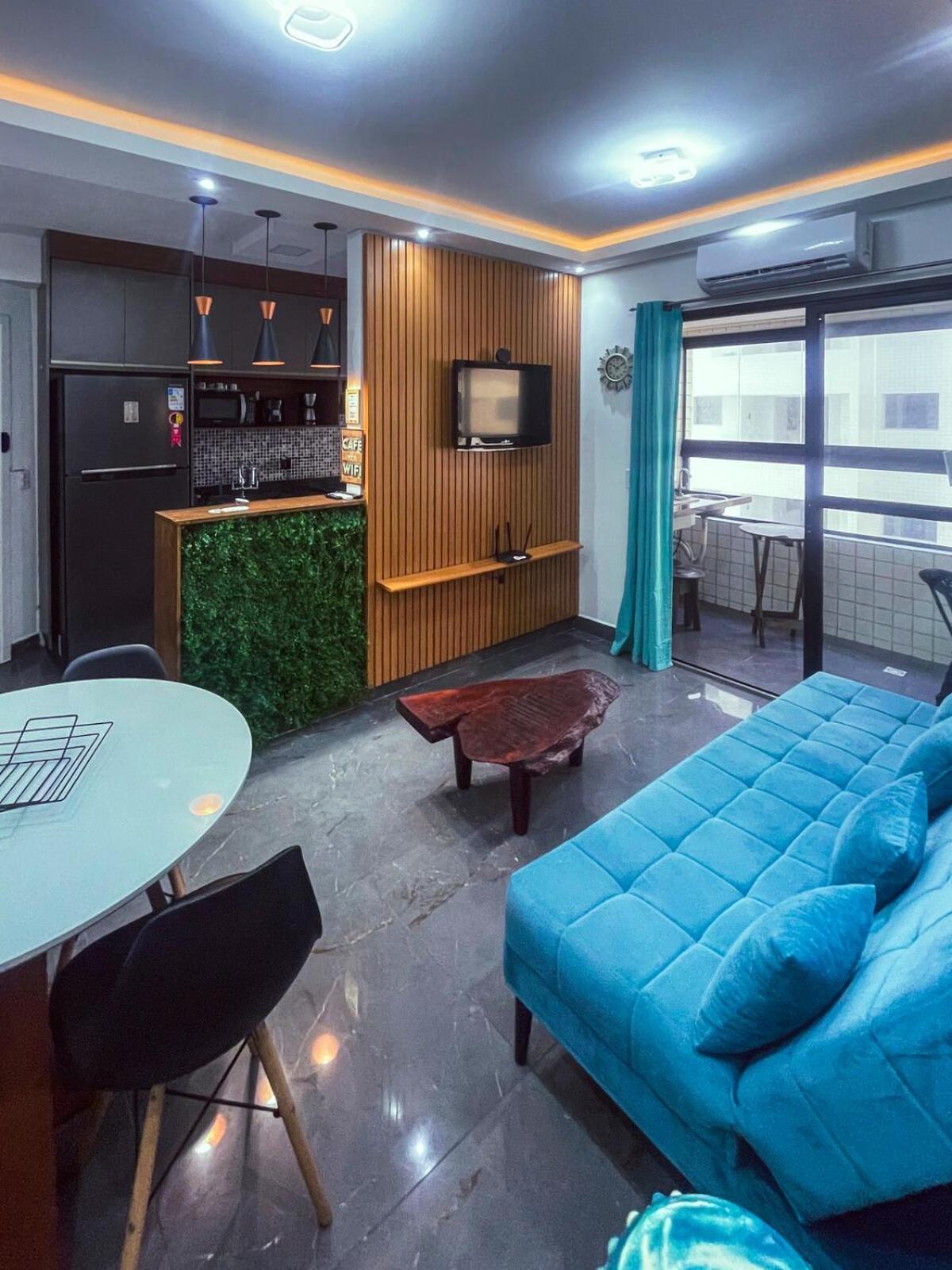 Habitat - Predio De Frente Pro Mar Daire Praia Grande Dış mekan fotoğraf