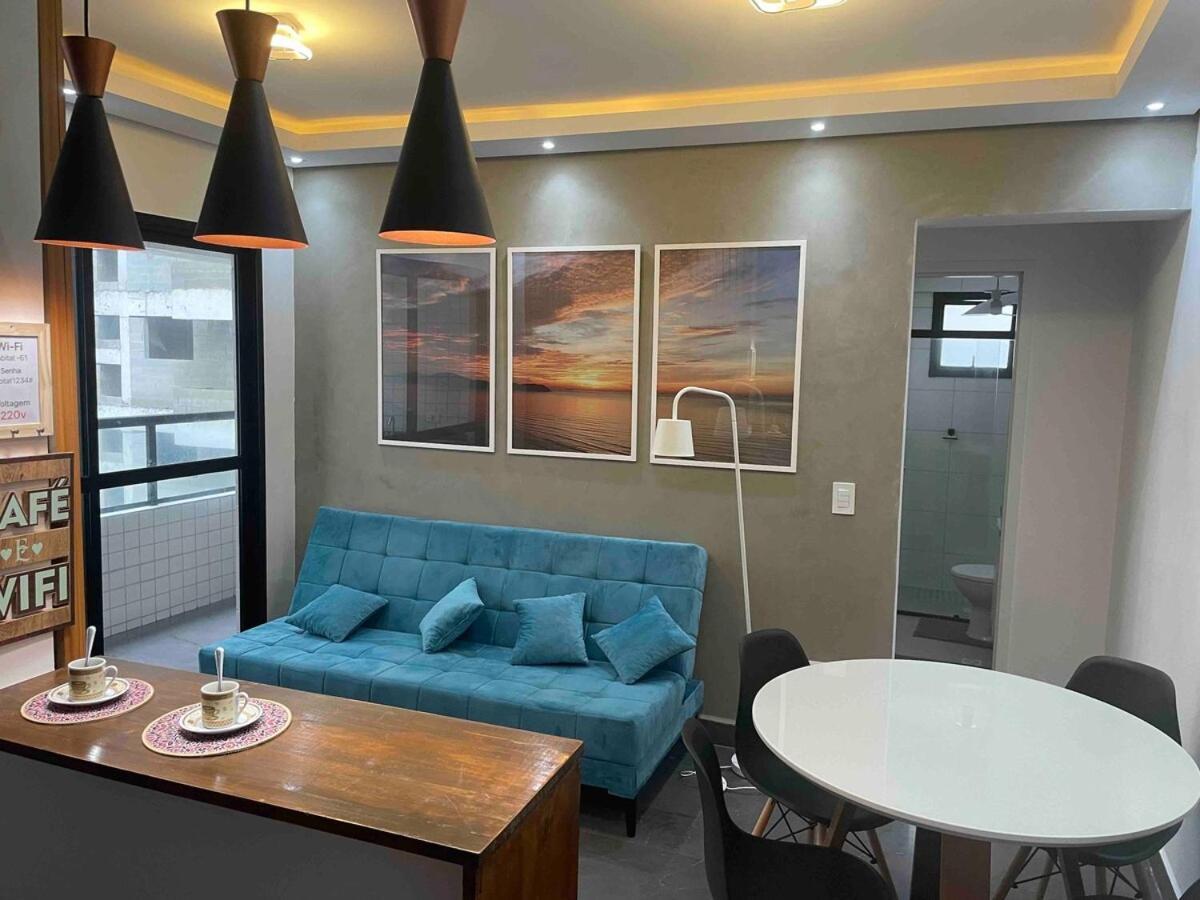 Habitat - Predio De Frente Pro Mar Daire Praia Grande Dış mekan fotoğraf