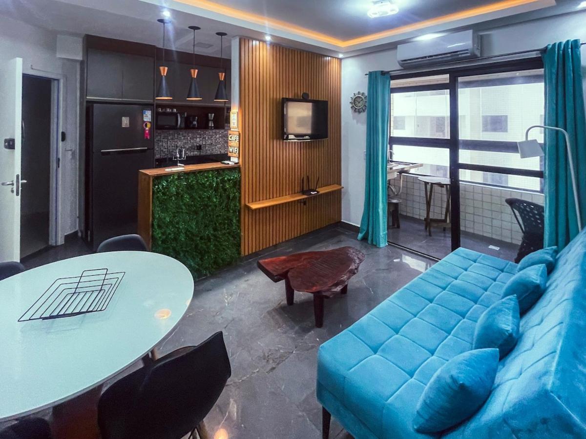 Habitat - Predio De Frente Pro Mar Daire Praia Grande Dış mekan fotoğraf